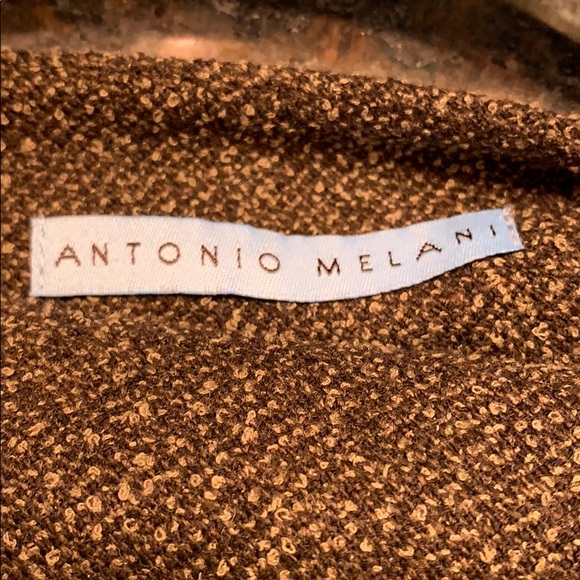 Antonio Melani brown wool skirt - Picture 3 of 4